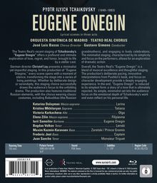 "PYOTR ILYICH TCHAIKOVSKY (1840-1893) EUGENE ONEGIN. Lyrical scenes in three acts. Orquesta Sinfónica de Madrid. Teatro Real Chorus."