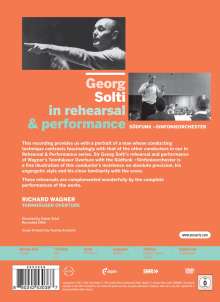 Georg Solti in Rehearsal &amp; Performance, DVD