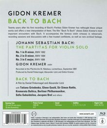 Johann Sebastian Bach (1685-1750): Sonaten &amp; Partiten für Violine BWV 1002,1004,1006, Blu-ray Disc