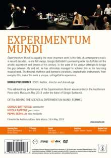 Giorgio Battistelli (geb. 1953): Experimentum Mundi, DVD