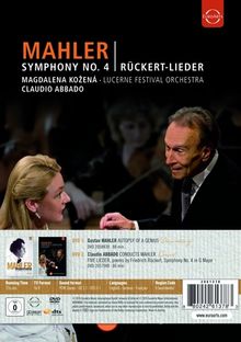 Gustav Mahler (1860-1911): "Gustav Mahler - Autopsy of a Genius" &amp; "Mahler - Symphonie Nr.4 / Rückert-Lieder", 2 DVDs