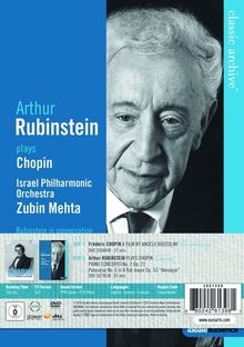 Frederic Chopin (1810-1849): "Chopin" &amp; "Arthur Rubinstein plays Chopin", 2 DVDs