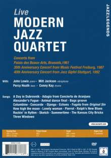 The Modern Jazz Quartet: Live 1961 - 1992, 2 DVDs