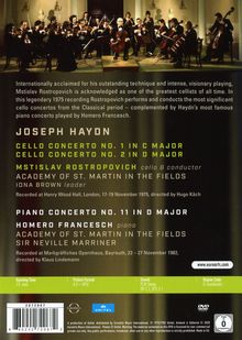Joseph Haydn (1732-1809): Cellokonzerte Nr.1 &amp; 2, DVD