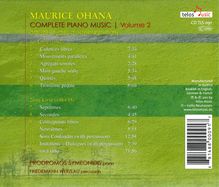 Maurice Ohana (1914-1992): Sämtliche Klavierwerke Vol.2, CD