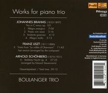 Boulanger Trio - Werke für Klaviertrio, CD
