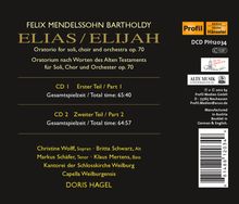 Felix Mendelssohn Bartholdy (1809-1847): Elias, 2 CDs