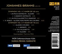 Johannes Brahms (1833-1897): Symphonien Nr.1 &amp; 3, CD