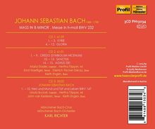 Johann Sebastian Bach (1685-1750): Messe h-moll BWV 232, 3 CDs