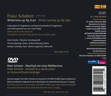 Franz Schubert (1797-1828): Winterreise D.911 (für Tenor &amp; Streichquartett), 1 CD und 1 DVD