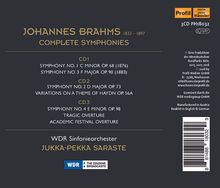 Johannes Brahms (1833-1897): Symphonien Nr.1-4, 3 CDs