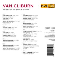 Van Cliburn - An American wins in Russia, 10 CDs