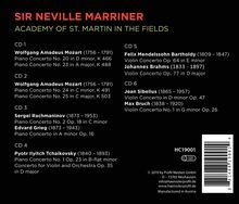 Neville Marriner - Klavier- und Violinkonzerte, 6 CDs