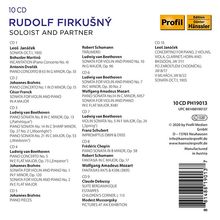 Rudolf Firkusny - Soloist and Partner, 10 CDs