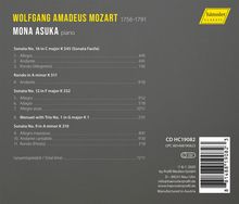 Wolfgang Amadeus Mozart (1756-1791): Klaviersonaten Nr.9,12,16, CD