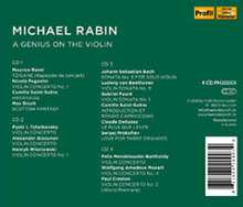 Michael Rabin - A Genius on the Violin, 4 CDs