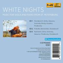 Tatjana Masurenko - White Nights (Werke für Viola aus Sankt Petersburg), 3 CDs