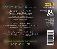 Anton Bruckner (1824-1896): Symphonie Nr. 9 (Orgelfassung von Gerd Schaller), 2 CDs