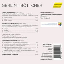 Gerlint Böttcher - Klavierkonzerte &amp; -werke, CD