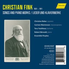 Christian Fink (1831-1911): Lieder &amp; Klavierwerke, 2 CDs