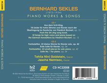 Bernhard Sekles (1872-1934): Klavierwerke &amp; Lieder, 2 CDs