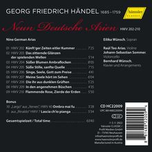 Georg Friedrich Händel (1685-1759): Neun Deutsche Arien, CD