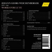 Johann Georg Weichenberger (1676-1740): Lautenwerke, CD