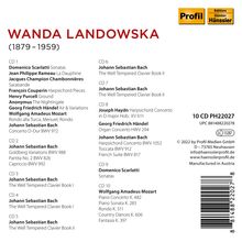 Wanda Landowska plays, 10 CDs