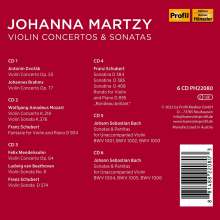 Johanna Martzy plays Violin Concertos &amp; Sonatas, 6 CDs