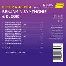 Peter Ruzicka (geb. 1948): Benjamin Symphonie, CD
