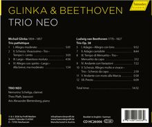 Glinka & Beethoven, Trio Neo, zwei Musiktrios von Glinka und Beethoven, Gesamtzeit: 54:32.