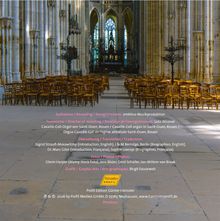 Texte: Aufnahme: ambitus Musikproduktion. Regie: Lutz Wildner. Übersetzung: Sigrid Strauß-Morawitzky. Kircheninnenraum mit Stühlen.