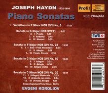 Joseph Haydn (1732-1809): Klaviersonaten H16 Nr.11,20,23,50, CD