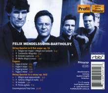 Felix Mendelssohn Bartholdy (1809-1847): Streichquartette Nr.1 &amp; 4 (opp.12 &amp; 44,2), CD