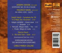 Joseph Haydn (1732-1809): Symphonie Nr.94, CD