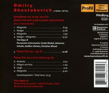 Dmitri Schostakowitsch (1906-1975): Symphonie Nr.15 für Klaviertrio &amp; 13 Schlaginstrumente, CD