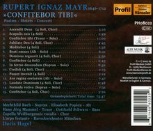 Rupert Ignaz Mayr (1646-1712): Psalmen,Motetten,Concerti, CD
