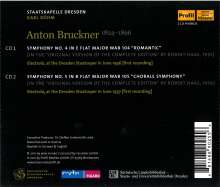 Anton Bruckner (1824-1896): Symphonien Nr.4 &amp; 5 (Haas-Edition), 2 CDs