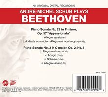 Ludwig van Beethoven (1770-1827): Klaviersonaten Nr.3 &amp; 23, CD