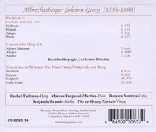 Johann Georg Albrechtsberger (1736-1809): Concertino Es-Dur für Flöte,Violine,Viola,Cello &amp; Harfe, CD