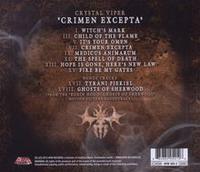 Crystal Viper: Crimen Excepta (Limited-Edition), CD