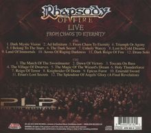 Rhapsody Of Fire  (ex-Rhapsody): Live: From Chaos To Eternity, 2 CDs