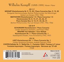 Wilhelm Kempff - Poet am Klavier, 10 CDs