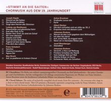 ChorEdition - 19.Jahrhundert "Stimmt an die Saiten", CD