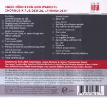 ChorEdition - 20.Jahrhundert "Seid nüchtern und wachet", CD