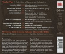 Tea for Two - A Selection of European Delicacies, CD