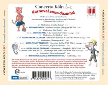 Concerto Köln live - Karneval anno Dazumal, CD