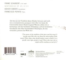 Franz Schubert (1797-1828): Winterreise D.911, CD