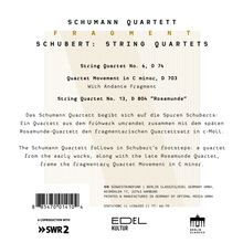 Franz Schubert (1797-1828): Streichquartett Nr.13 "Rosamunde", CD