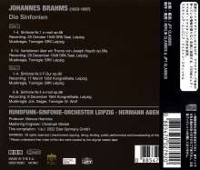 Johannes Brahms (1833-1897): Symphonien Nr.1,3,4, 2 CDs